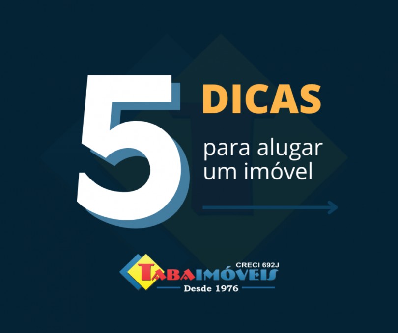 5 dicas para alugar um imvel