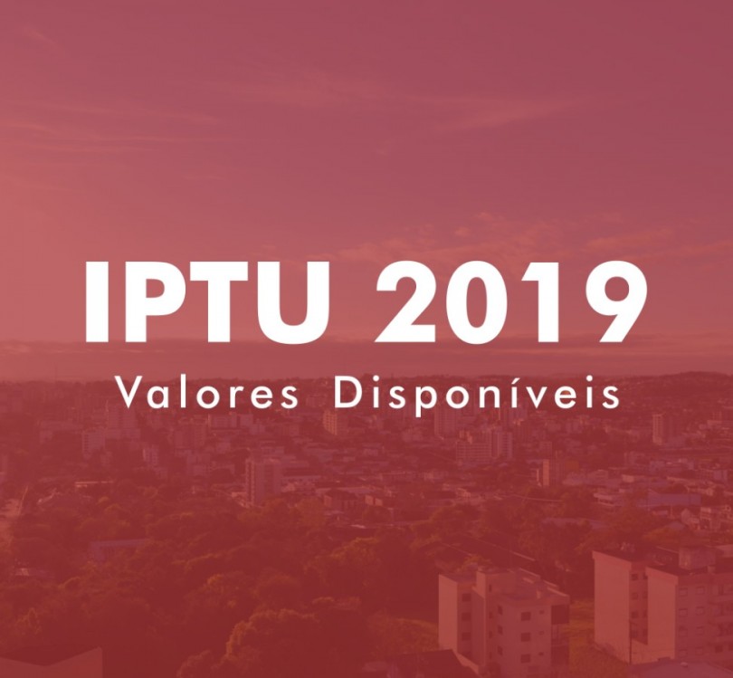 IPTU 2019 j est disponvel
